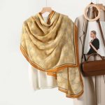 Color Premium Quality Viscose Apricot Long Scarf