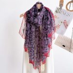 Transparent Thin Silk Long Orna / Hijab