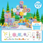 Kids Electric Gear Building Blocks Rail Car Toys - Image 8