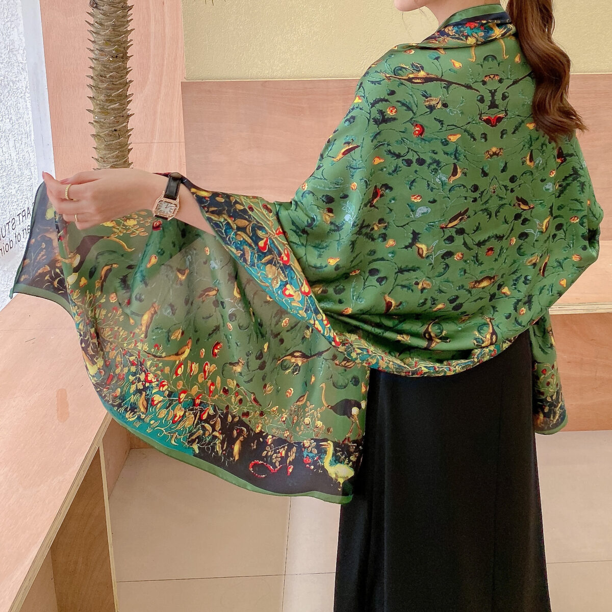 O1CN01pSt4gX299xa3I4hBk_!!2922218026-0-cib Silk Satin Main diagram Long Scarf - Image 1