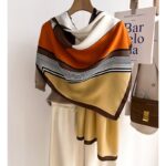 Color Premium Quality Viscose orange coffee Long Scarf