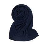 Crepe Cotton Hijab navy blue