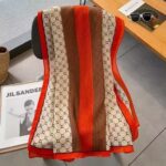 Color Premium Quality Viscose Orange Long Scarf - Image 3