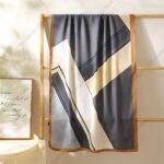 Color Premium Quality Viscose gray khaki Long Scarf - Image 2