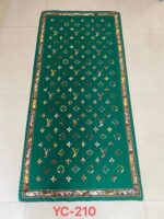 Silk Satin Green Long Scarf - Image 2