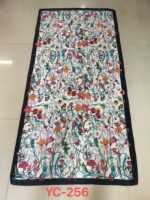 Silk Satin Picture Color Long Scarf - Image 2