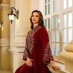 Women's Dress Arabian Clothing Abaya Luxury Rope Embroidered Long-Sleeved Loose Robe - Image 5