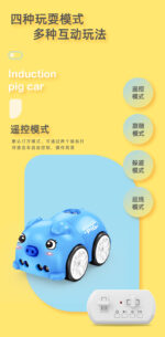 Baby Toy High-Tech Remote Control Car 3 Line Tracing Pen Car 6 Gesture Avoidance Smart Sensor Following Car - Image 6