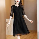 High-Quality Women's Dress Silk Embroidered Elegant & Classy Look - Image 11