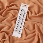 No Snag U Shaped Hijab Pin Pearl 12 pcs Set Black