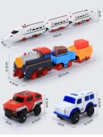 Baby Toy Electric Small Train Track Train Toy High-Speed Rail Fuxing Building Blocks Educational - Image 9