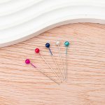 Stainless Steel 40mm Pearlescent Needle Safety Hijab Pins 100 Pieces/Box White - Image 3