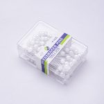 Stainless Steel 40mm Pearlescent Needle Safety Hijab Pins 100 Pieces/Box White