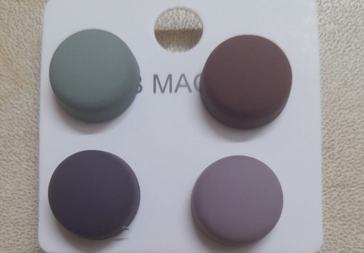 Magnetic Scarf Hijab Pin Round 4 Pair/Pcs - Image 1