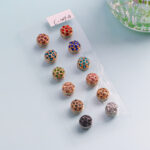 Magnetic Buckle Alloy Scarf Hijab Pin Round 1 Pair/Pcs - Image 2