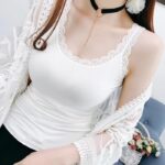 Camisole Women's Inner Sleeveless White Made in China