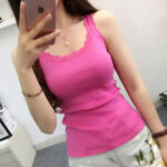 Camisole Women's Inner Sleeveless Pink Made in China