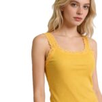 Camisole Women's Inner Bright yellow Made in China